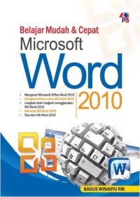 Image of Belajar Mudah & Cepat Microsoft Word 2010