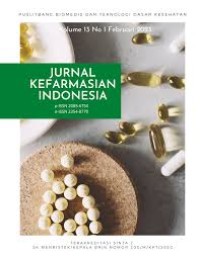 Jurnal Kefarmasian Indonesia Vol. 13, No. 1