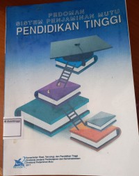 Image of Pedoman Sistem Penjaminan Mutu Pendidikan Tinggi
